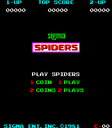 Spiders (set 1)